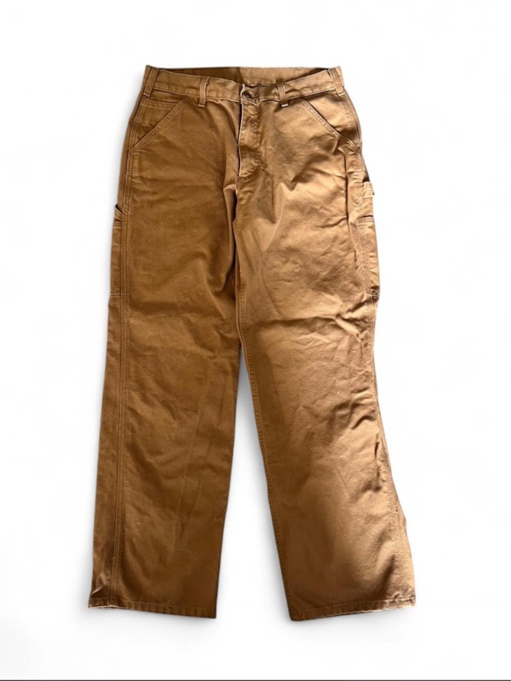 Carhartt Men's Washed Duck Work Pants Size 34x32